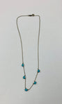 Sterling silver and turquoise antique necklace