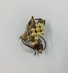 Vintage faux Pearl brooch