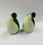 Pair of novelty vegetable salt and pepper shakers