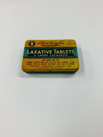 Rawleighs Laxative tablets tin