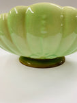 Titian Studio pottery green lustre vase