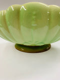 Titian Studio pottery green lustre vase