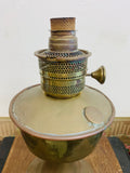 Antique brass kerosene lamp base