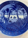 Royal Copenhagen Christmas Plate 1972 Osterland in the Desert