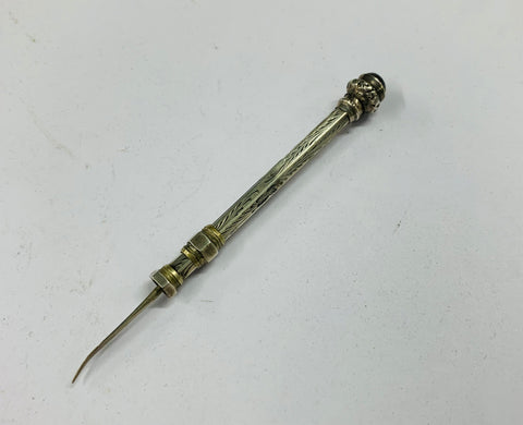 Silver propelling tooth pick