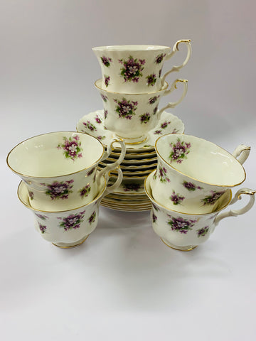 Royal Albert Sweet Violets tea set