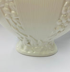 Crown Lynn hand potted white vase 553