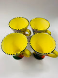 Set of 4 Christine Harris Coffee Cups