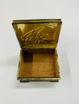 Art Nouveau metal jewellery box