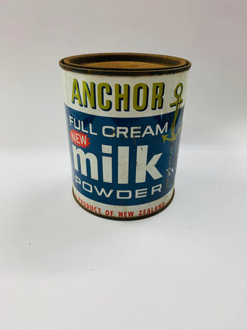 Vintage Anchor full cream milk powder tin