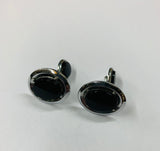 Pair of black onyx vintage cufflinks