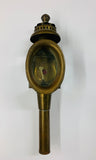 Antique brass railway lamp