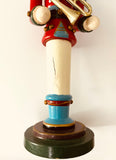 Wooden Hand Painted Christmas Trumpeter