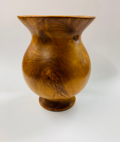 New Zealand wooden turned vase