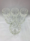 Set 6 Waterford tall wine glasses