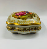 Limoges ceramic jewellery box