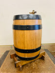 Old wooden whisky barrel