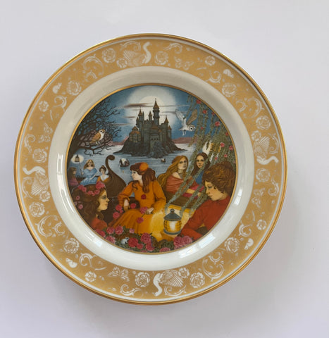 The Grimms Fairy Tales Plate “The 12 Dancing Princesses”