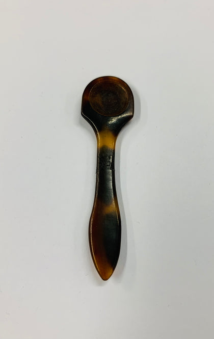 Tiny turtle shell salt spoon