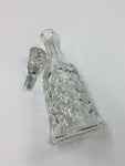 Tall vintage cut crystal decanter