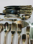 Full 6 place Rodd Camille Silver plated cutlery set