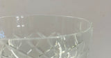 Set of 6 crystal hollow stem champagne glasses