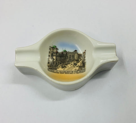 1940 Queen St Auckland Centennial souvenir ashtray