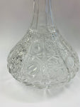 Vintage glass ships decanter