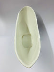 Crown Lynn hand potted white vase 553