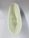 Crown Lynn hand potted white vase 553