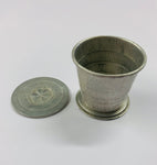 Vintage Aluminum folding cup