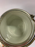 Dark blue Wedgwood jasperware BPG biscuit barrel