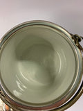 Dark blue Wedgwood jasperware BPG biscuit barrel