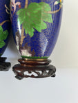 Pair of Cloisonné Vases on stands