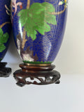 Pair of Cloisonné Vases on stands