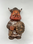 Pottery Viking figurine