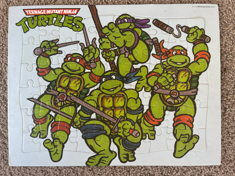 1990 Retro Ninja Turtles Puzzle