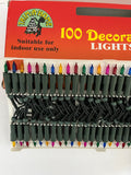 100 Coloured Christmas Lights Trim theTree