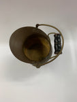 Vintage brass small coal scuttle