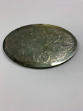 Large silver plated coaster