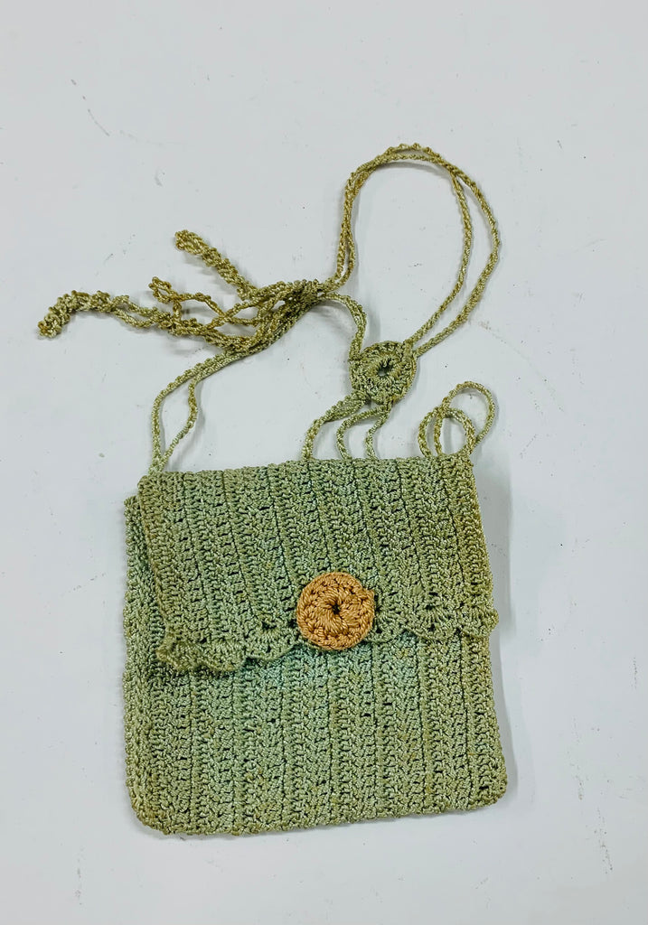 LOVELY Antique Wedding Purse ,Hand Crochet Bag, Bridal Drawstring Reti – A  Vintage shop