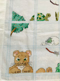 Handmade Cross Stitched Baby Blanket